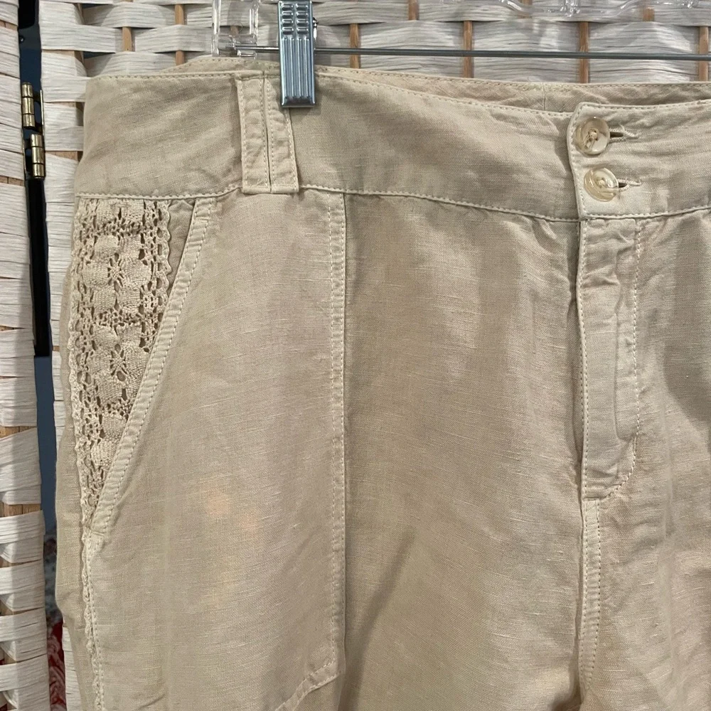 Sundance Beige Textured Chinos - Picture 2 of 6